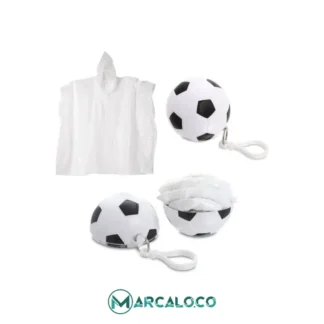 Llavero Fútbol con Capa Blanco y Negro