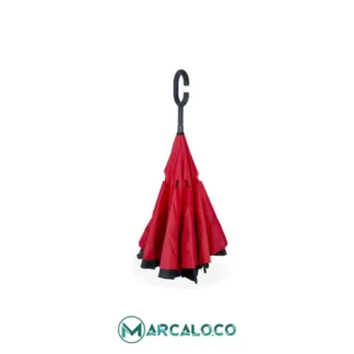 Paraguas 23" Rev Urano Negro / Negro