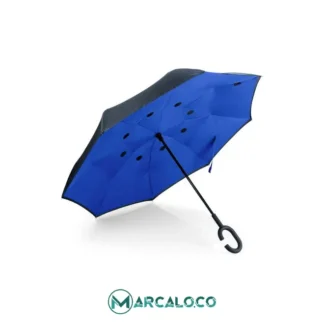 Paraguas 23" Rev Urano Negro / Rojo