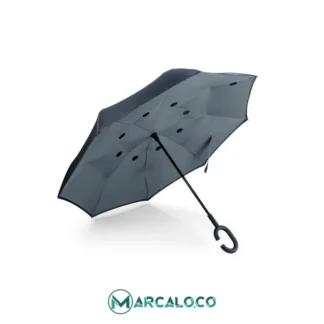 Paraguas 23" Rev Urano Negro / Azul Rey