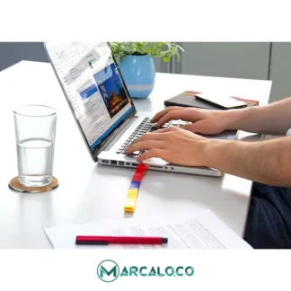 Manilla Bracelet para USB Rojo
