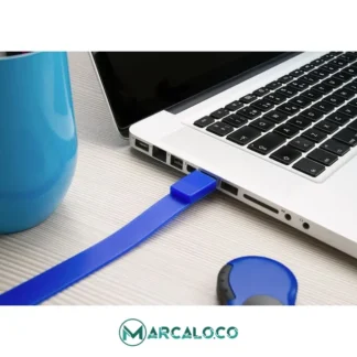 Manilla Bracelet para USB Rojo